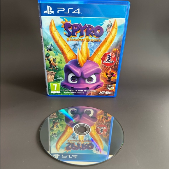 Other - Spyro Reignited Trilogy for PS4 - Blue Case